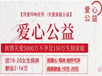 内蒙古捐卵助孕生子 爱心志愿者招募